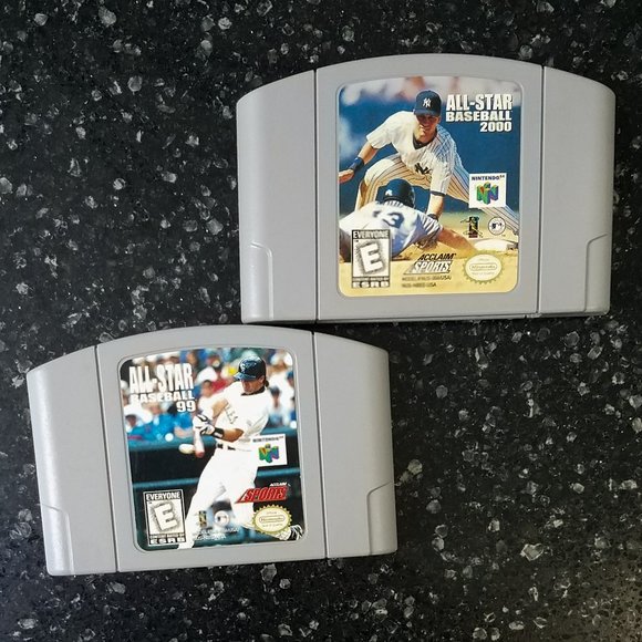 Nintendo 64 "All-Star Baseball" 1999 and 2000 Games